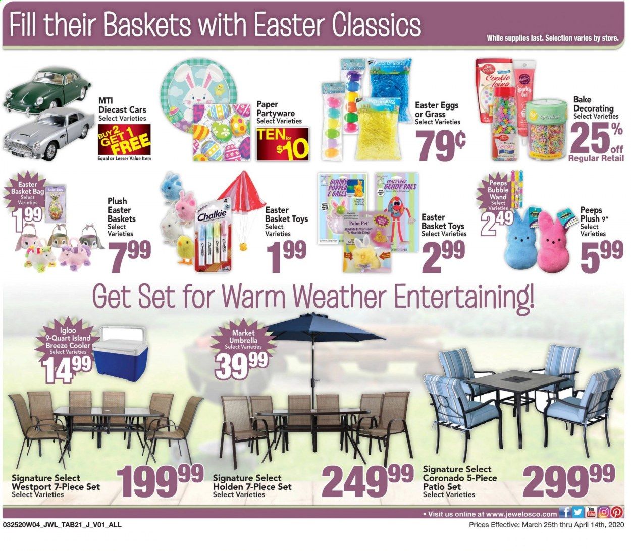 Jewel Osco Weekly Ad & Flyer March 25 to April 14
