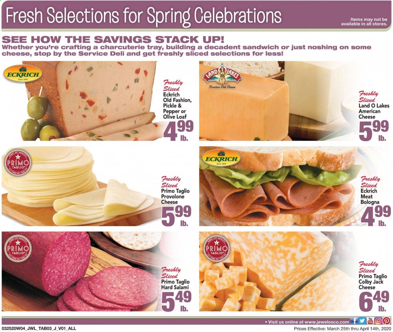 Jewel Osco Weekly Ad & Flyer March 25 to April 14