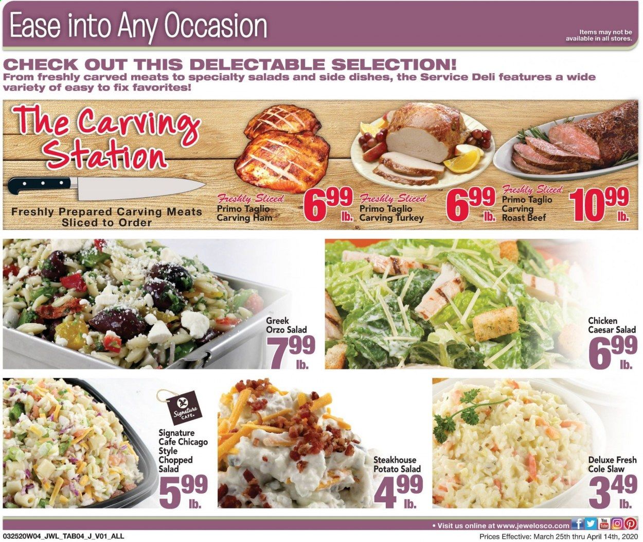 Jewel Osco Weekly Ad & Flyer March 25 to April 14