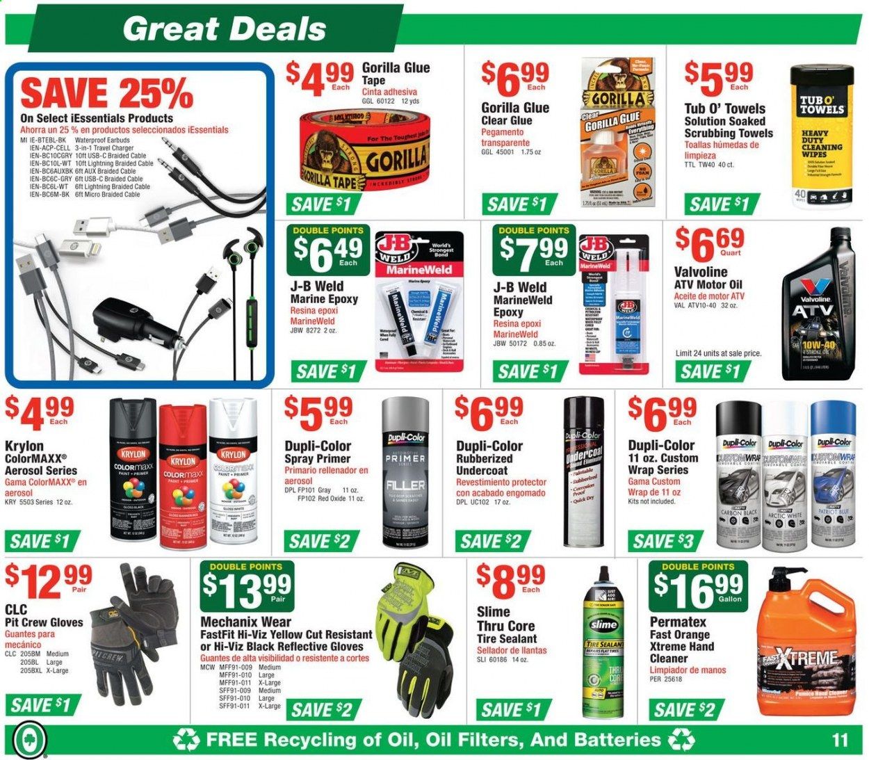O'Reilly Auto Parts Weekly Ad & Flyer March 25 to April 28
