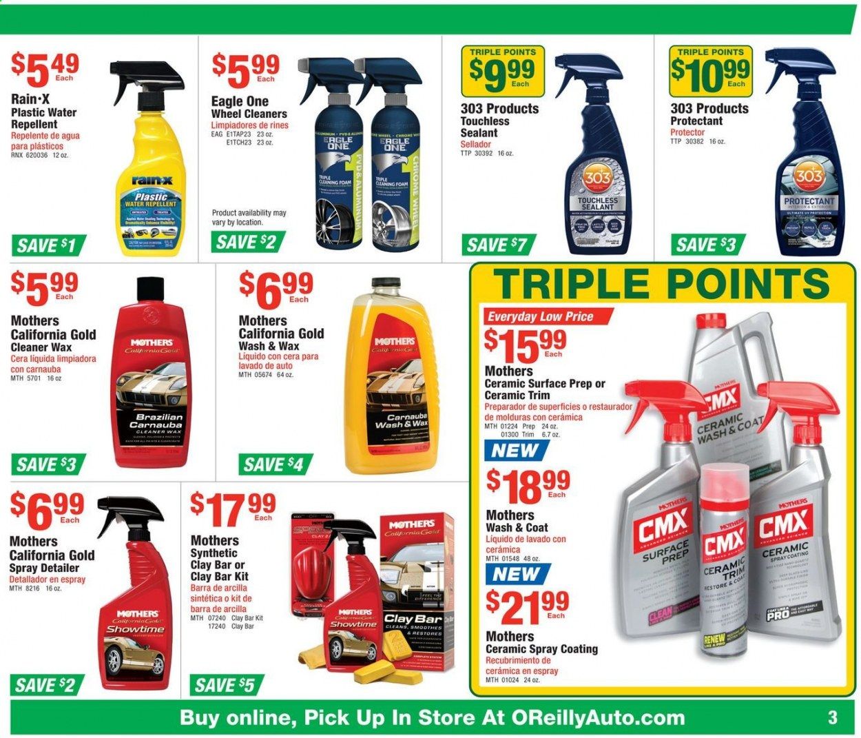 O'Reilly Auto Parts Weekly Ad & Flyer March 25 to April 28