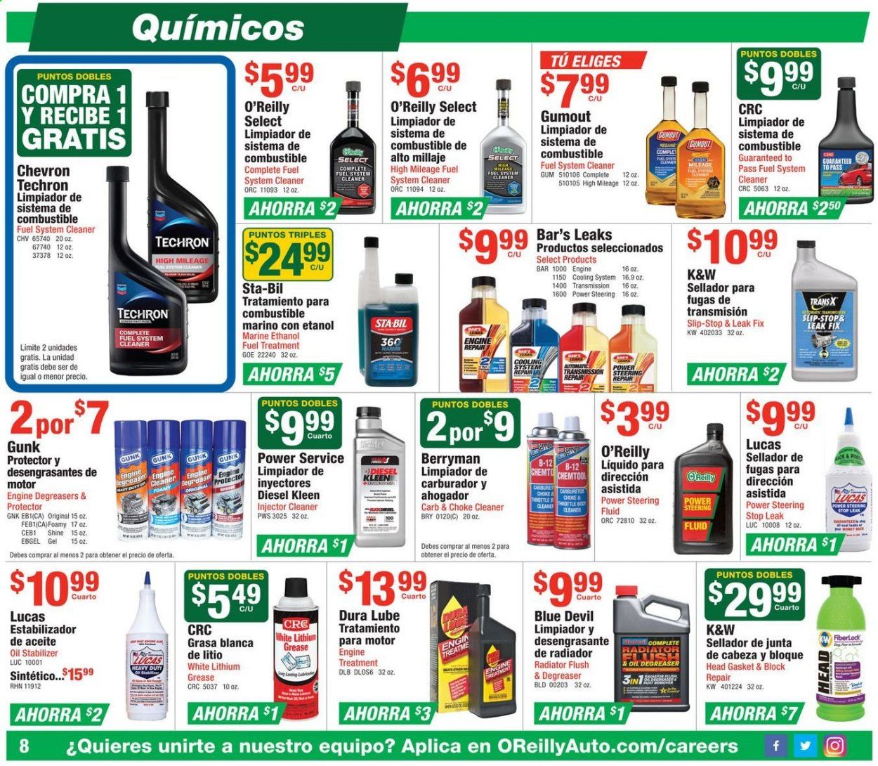 O'Reilly Auto Parts (ES) Weekly Ad & Flyer March 25 to April 28