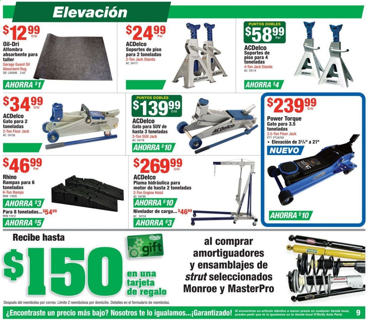 O'Reilly Auto Parts (ES) Weekly Ad & Flyer March 25 to April 28