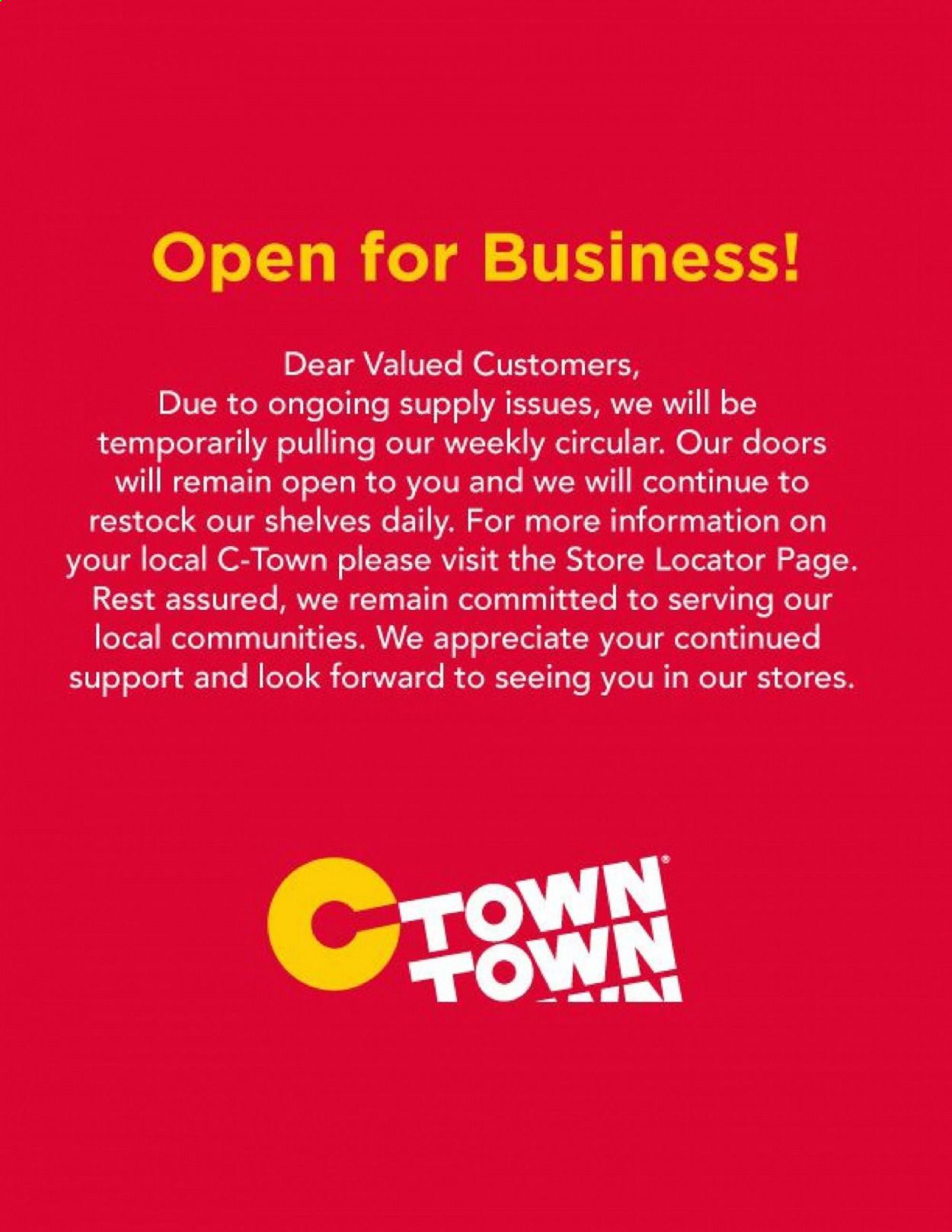 C-Town Weekly Ad & Flyer March 26 to April 30