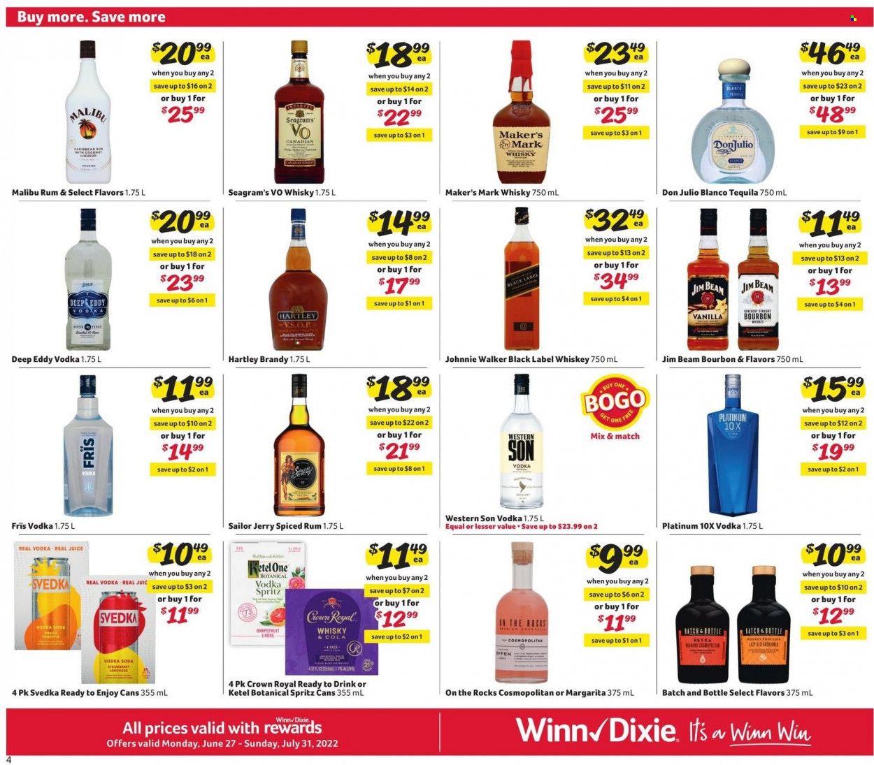 Winn Dixie (AL, FL, GA, LA) Weekly Ad Flyer June 27 to July 4