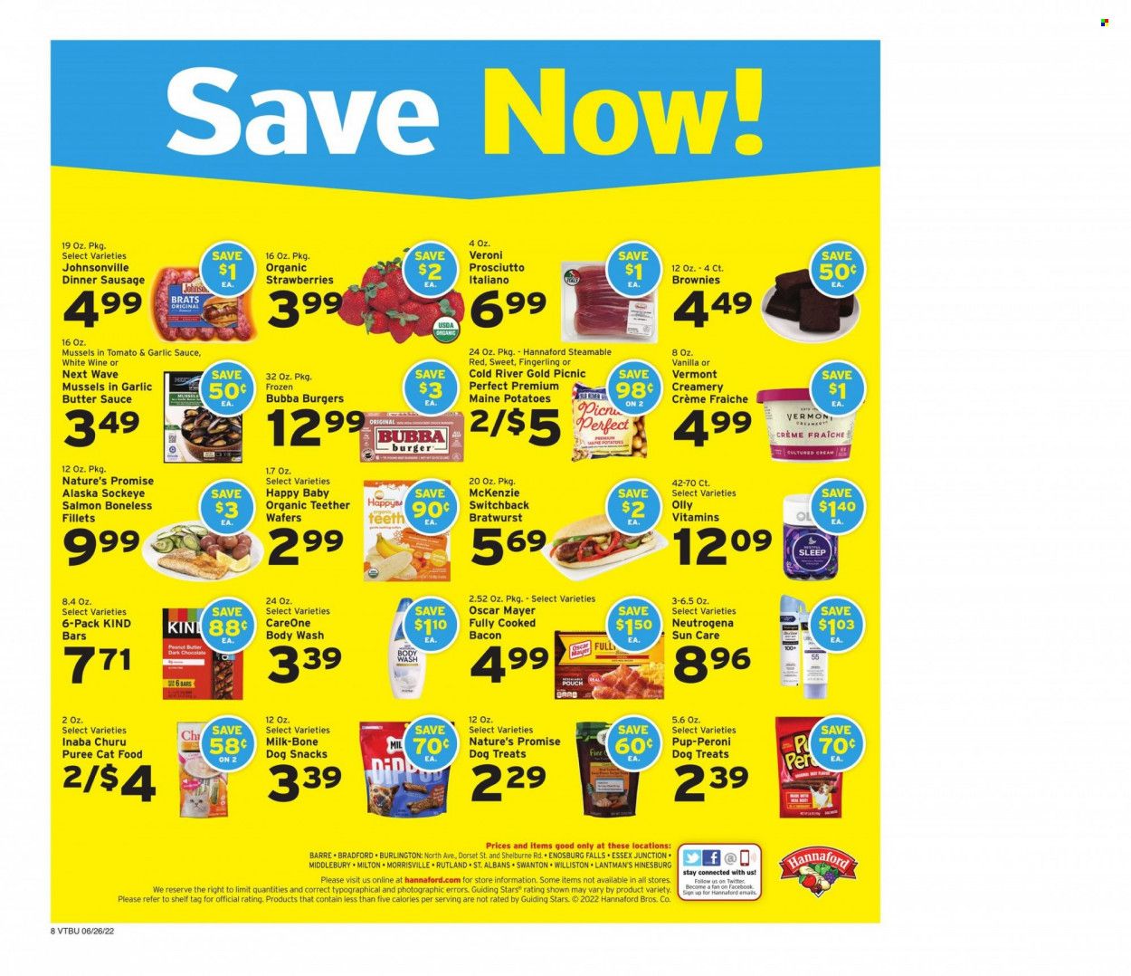 Hannaford (VT) Weekly Ad Flyer June 27 to July 4