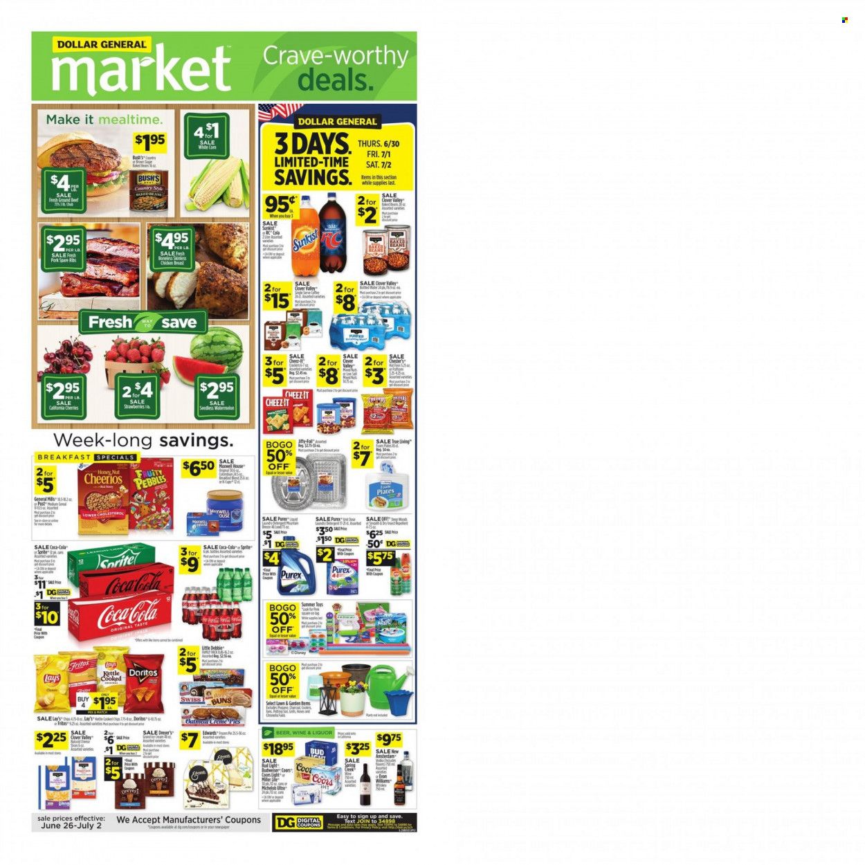 Dollar General (CA) Weekly Ad Flyer June 27 to July 4