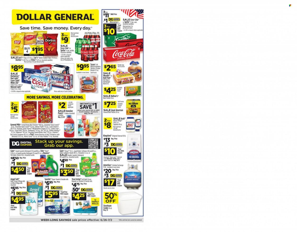 Dollar General (SC) Weekly Ad Flyer June 27 to July 4