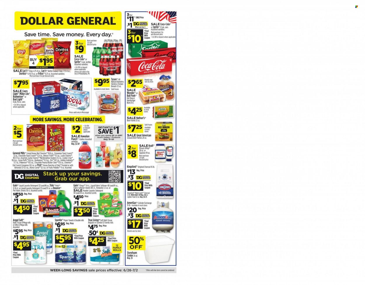 Dollar General (MS) Weekly Ad Flyer June 27 to July 4
