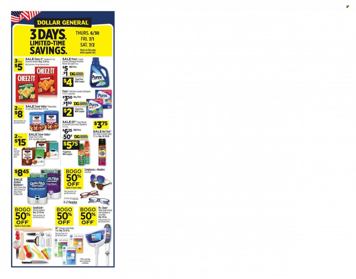 Dollar General (TX) Weekly Ad Flyer June 27 to July 4