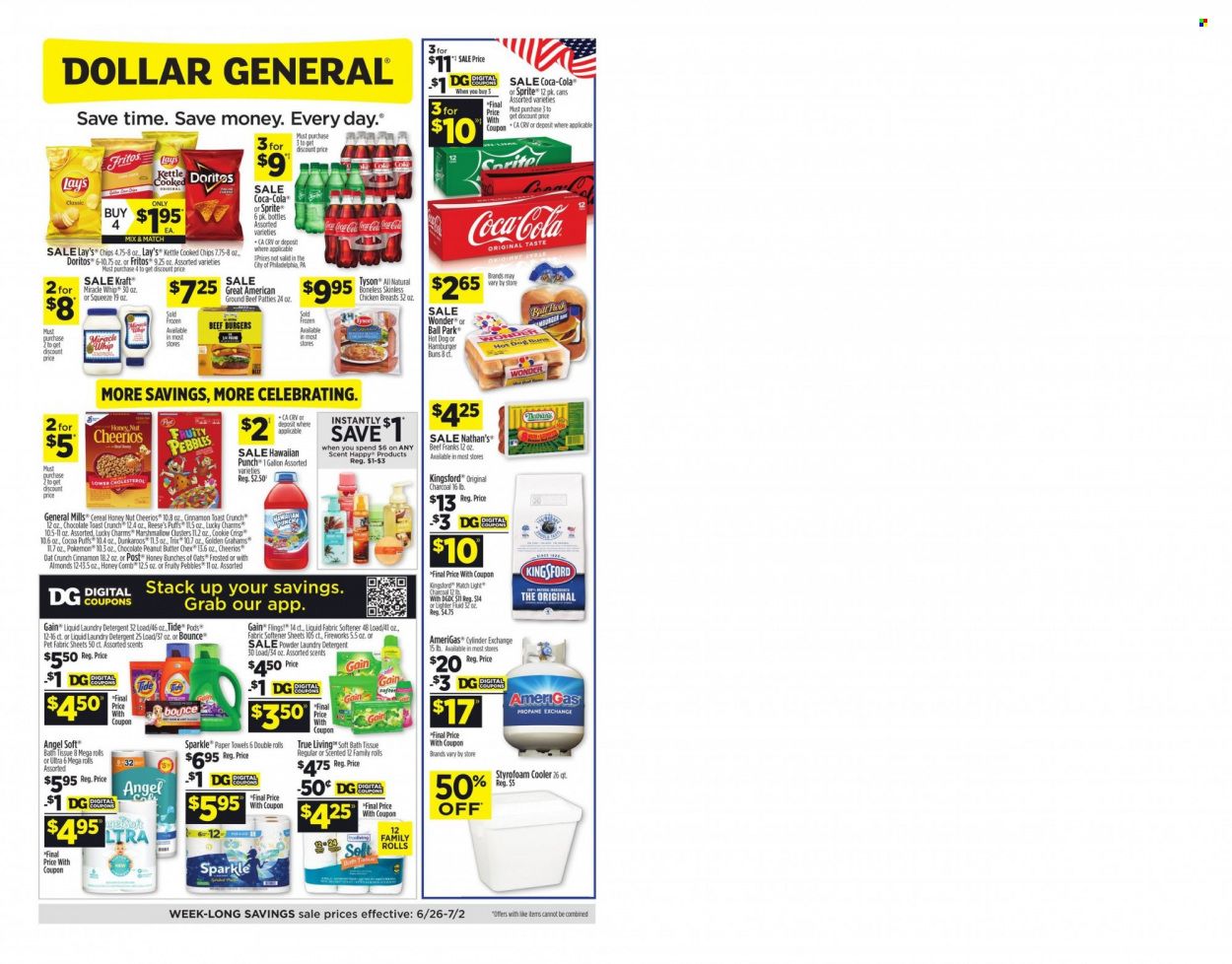 Dollar General (GA, KS, MA, MD, MI, NY, PA) Weekly Ad Flyer June 27 to July 4