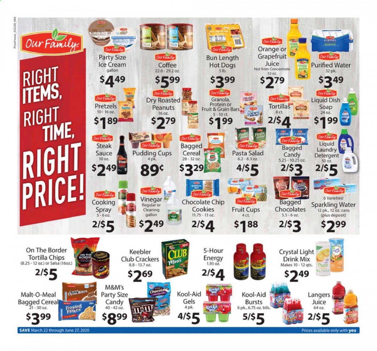 Family Fare Weekly Ad & Flyer March 22 to June 27