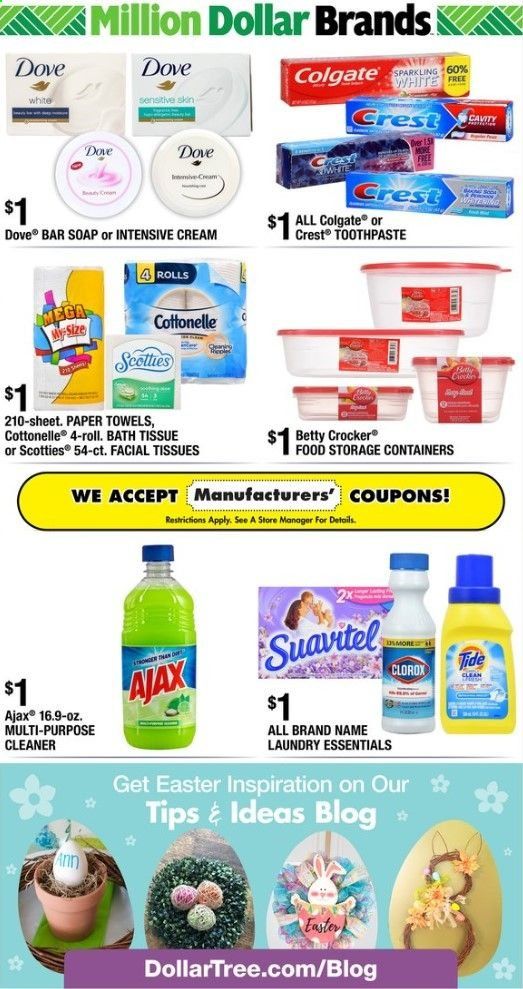 Dollar Tree Weekly Ad & Flyer March 29 to April 12