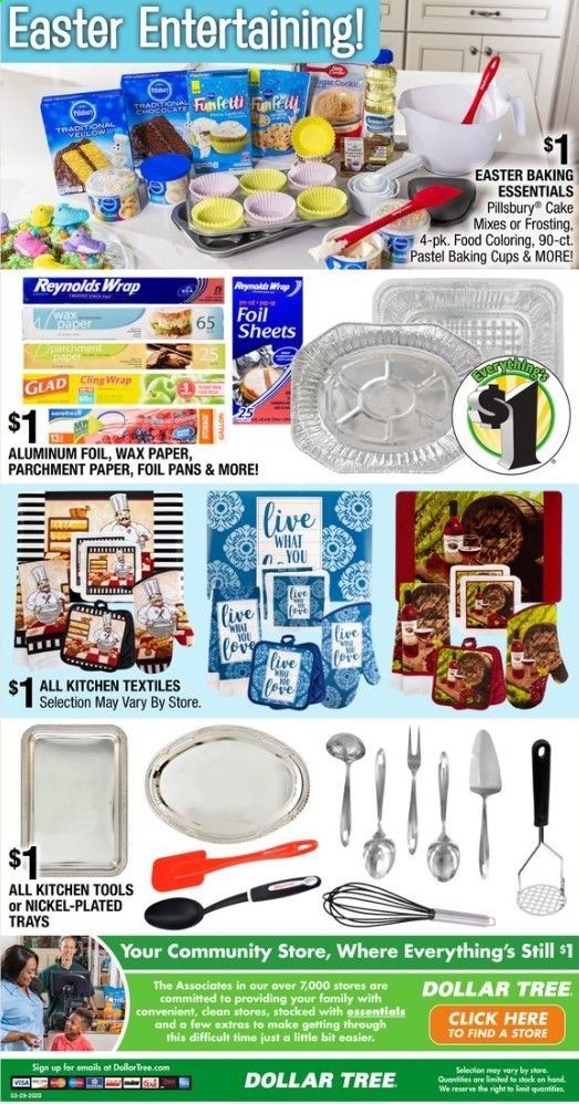 Dollar Tree Weekly Ad & Flyer March 29 to April 12