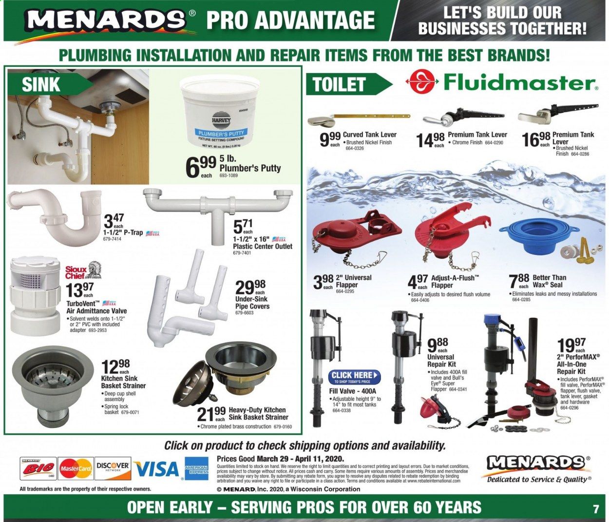 Menards Weekly Ad & Flyer March 29 to April 11
