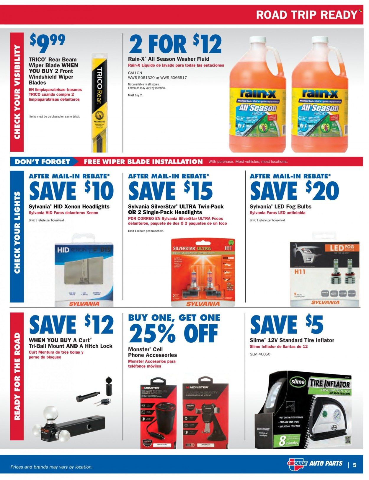 Carquest Weekly Ad Flyer Specials June 23 to August 24, 2022