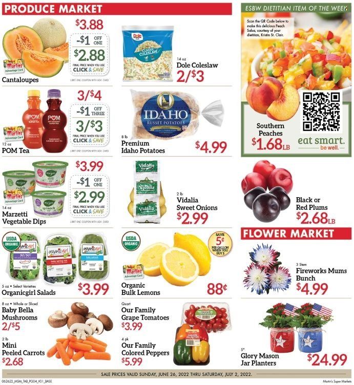Martin’s (IN, MI) Weekly Ad Flyer June 27 to July 4