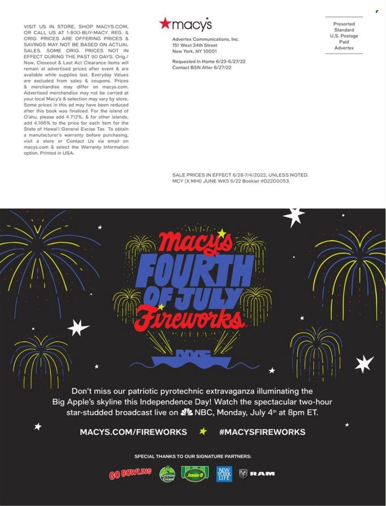 Macy's Weekly Ad Flyer June 28 to July 5