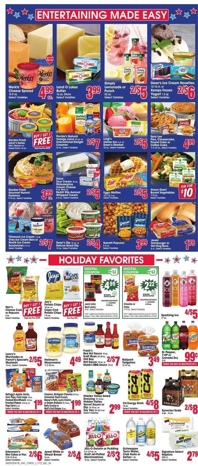 Jewel Osco (IA) Weekly Ad Flyer June 28 to July 5
