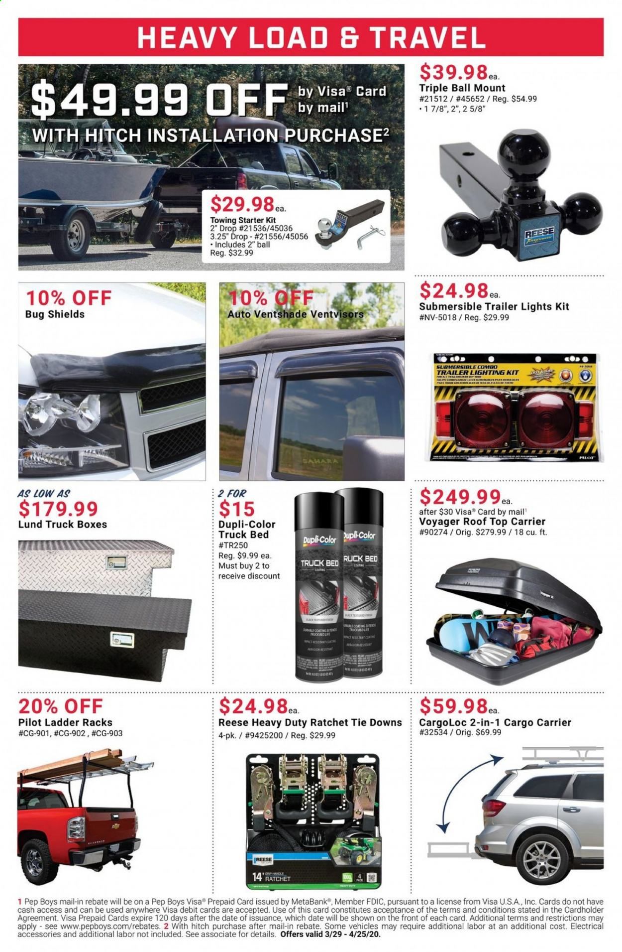 Pep Boys Weekly Ad & Flyer March 29 to April 25
