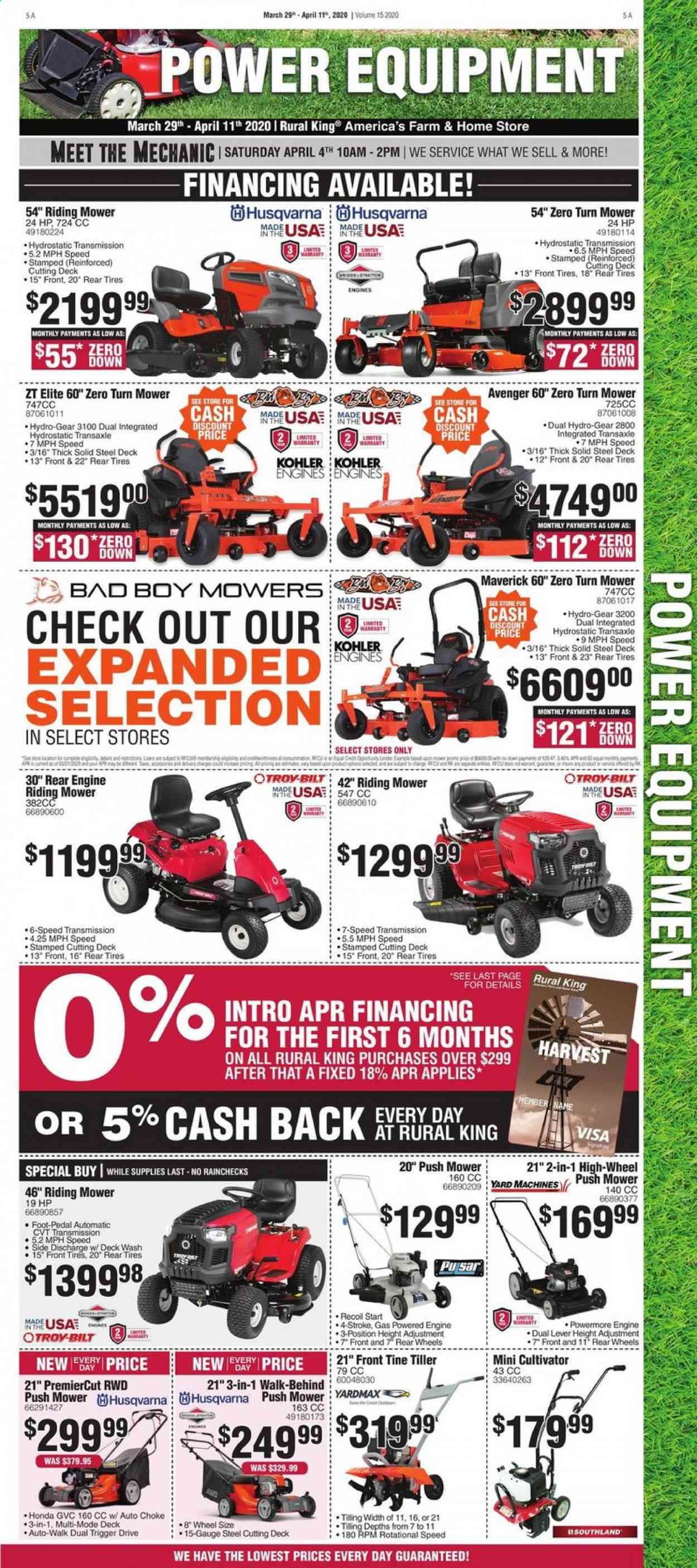 Rural King Weekly Ad & Flyer March 29 to April 11