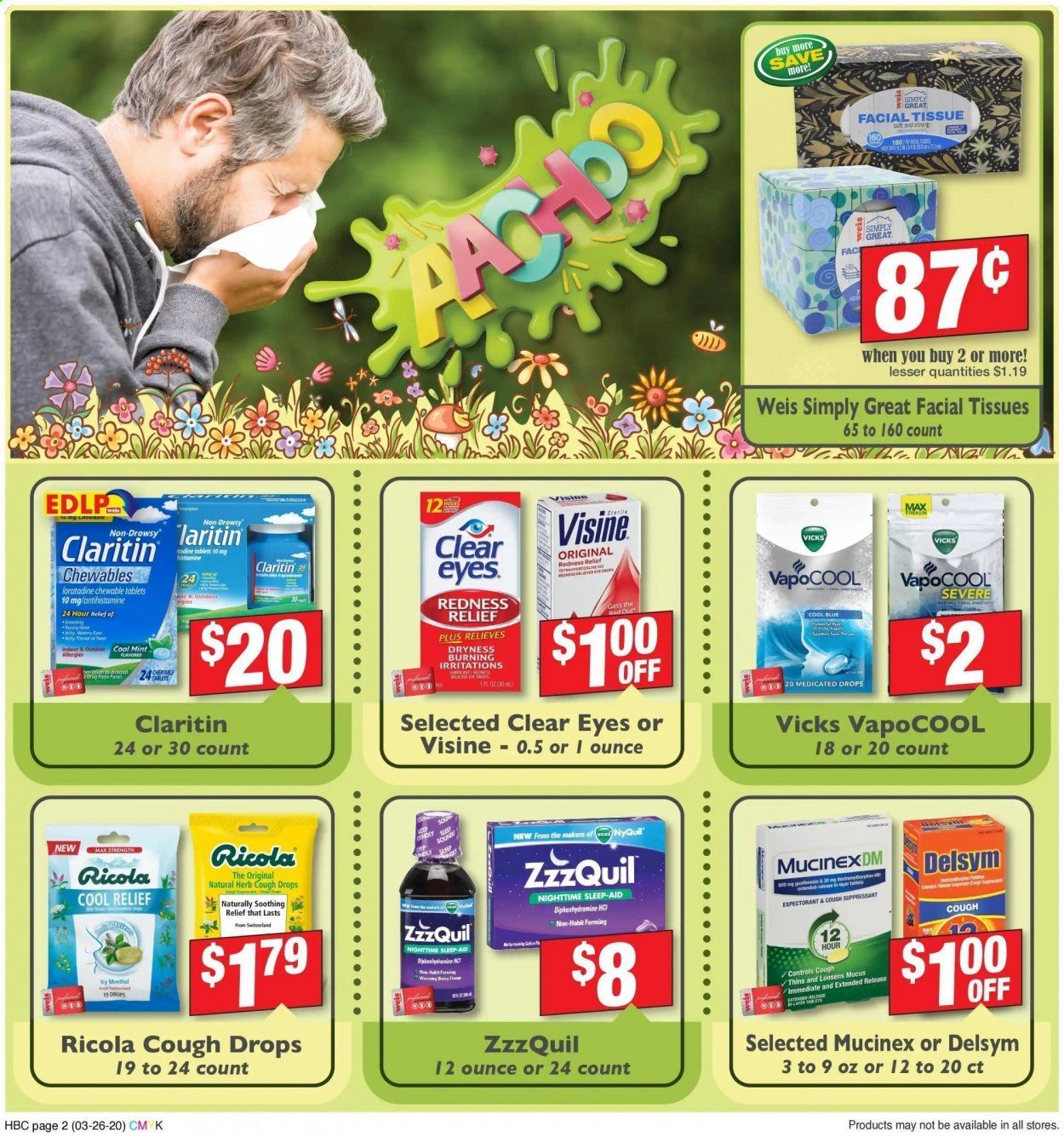 Weis Weekly Ad & Flyer March 26 to April 23