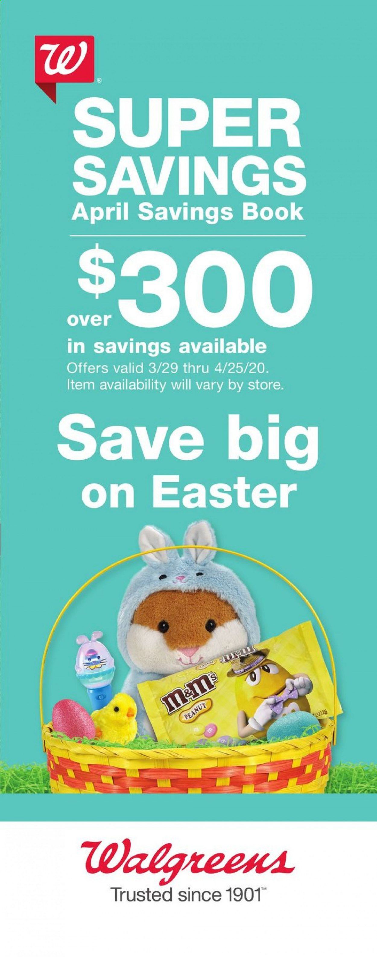 Walgreens Weekly Ad & Flyer March 29 to April 25