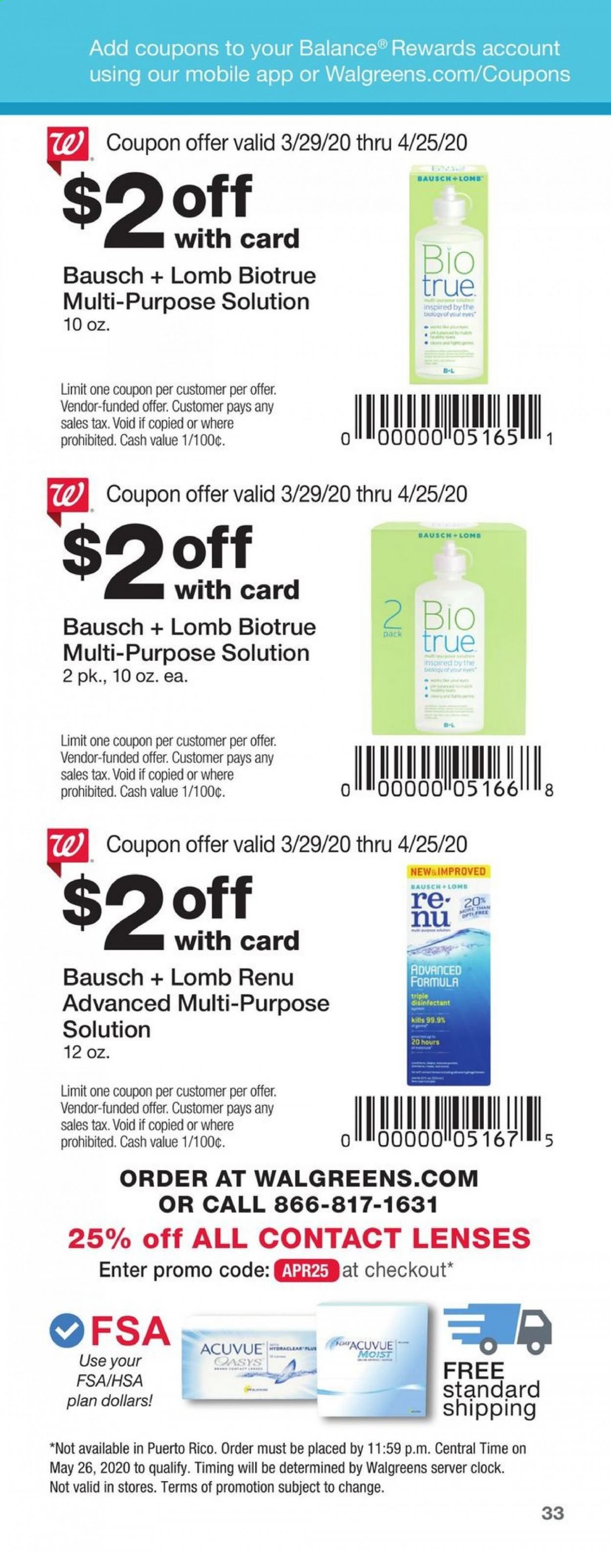 Walgreens Weekly Ad & Flyer March 29 to April 25
