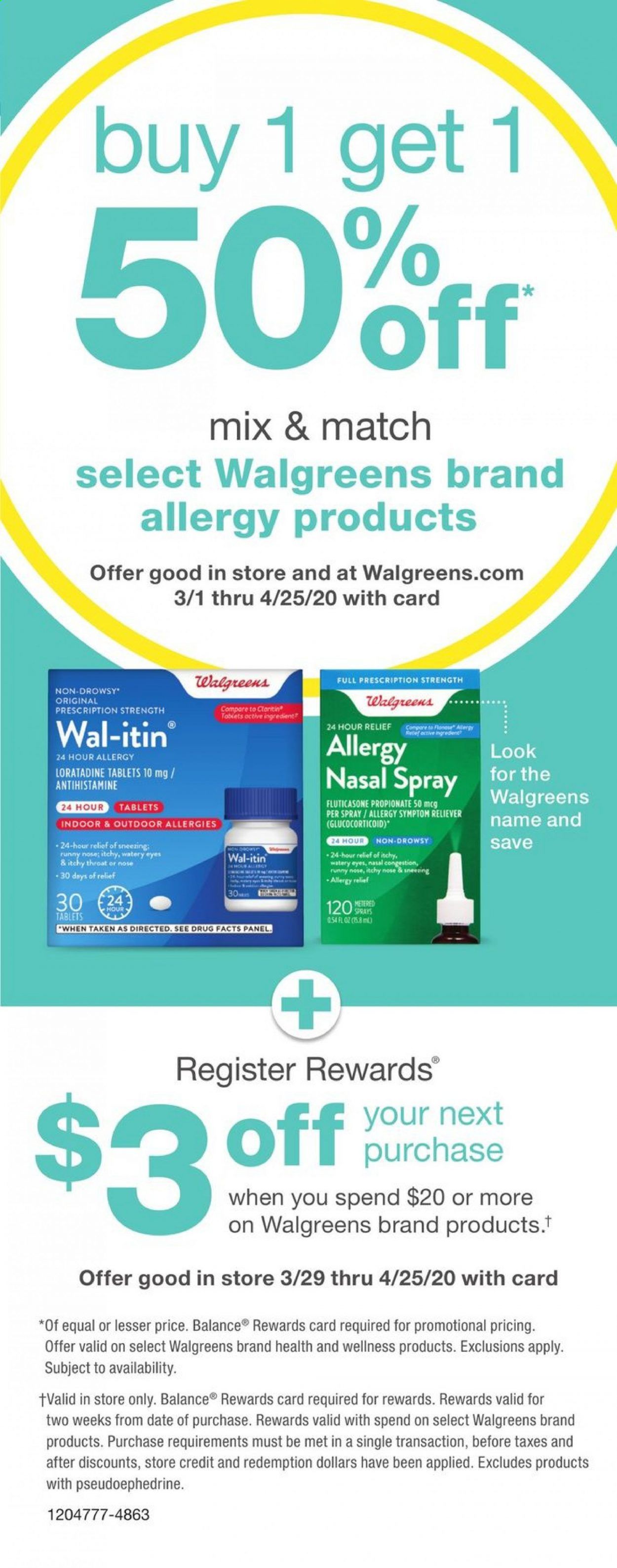 Walgreens Weekly Ad & Flyer March 29 to April 25