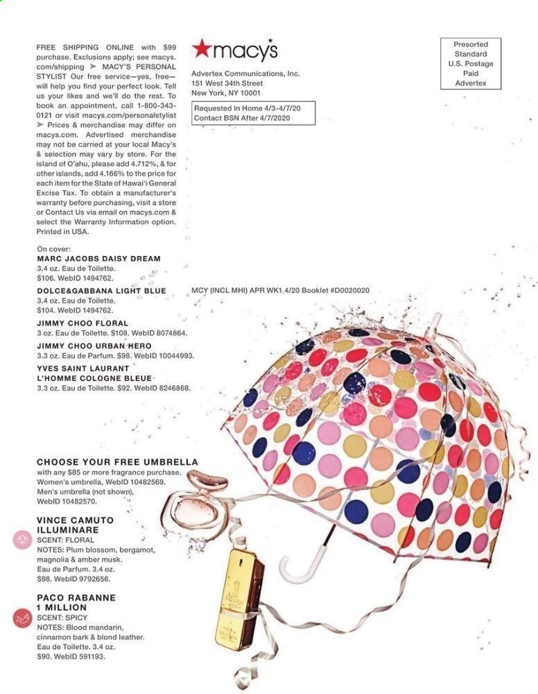 Macy's Weekly Ad & Flyer March 25 to April 11