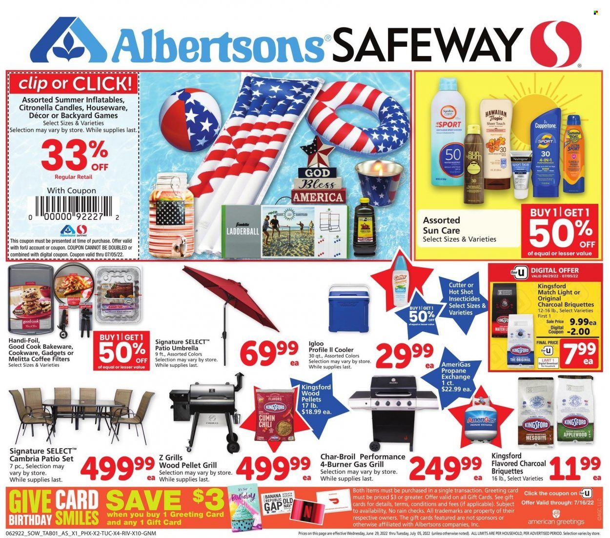 Safeway (AZ, CO, ID, MT, NE, NM) Weekly Ad Flyer June 29 to July 6