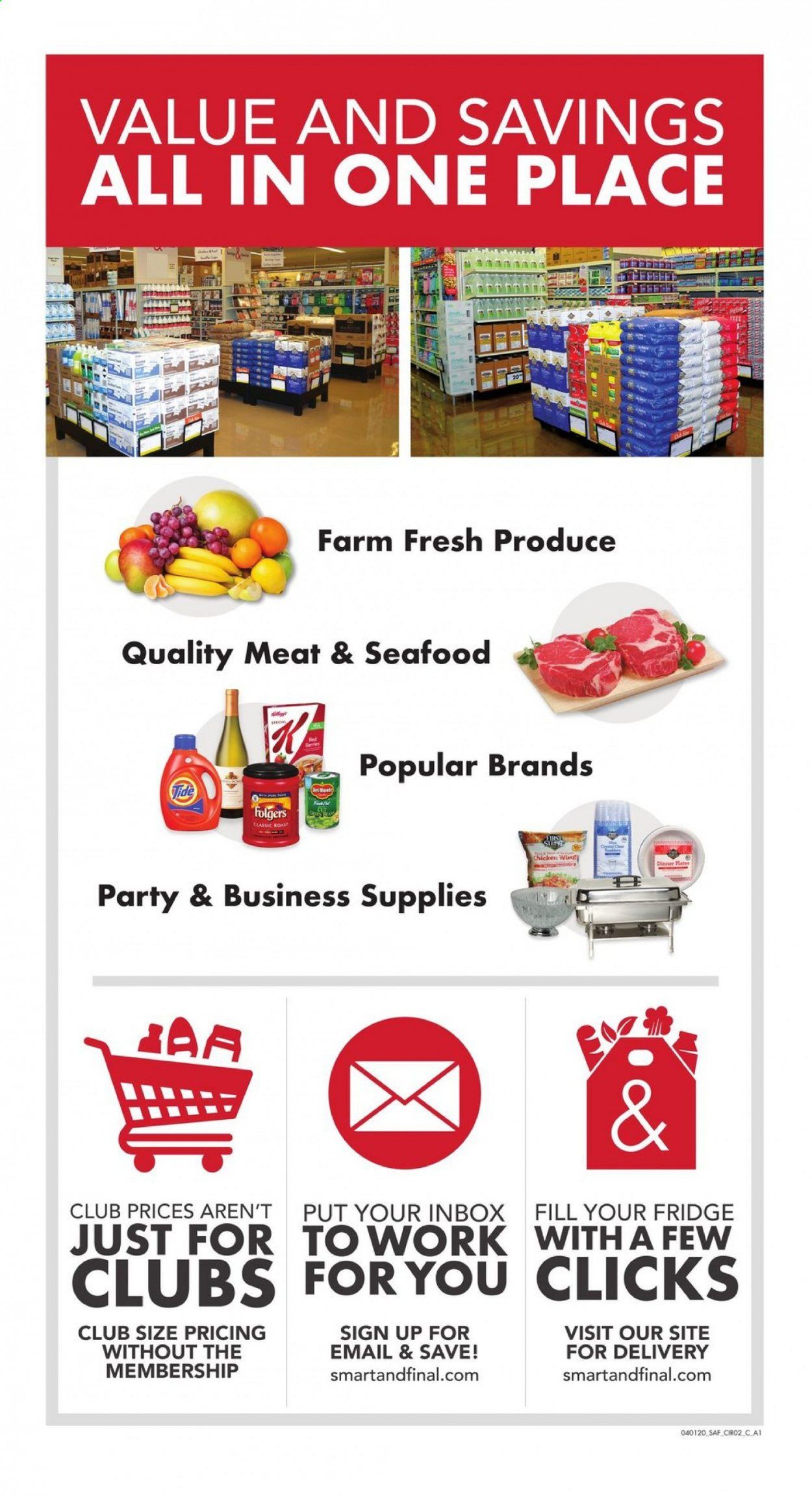 Smart and Final Weekly Ad & Flyer March 31 to April 14