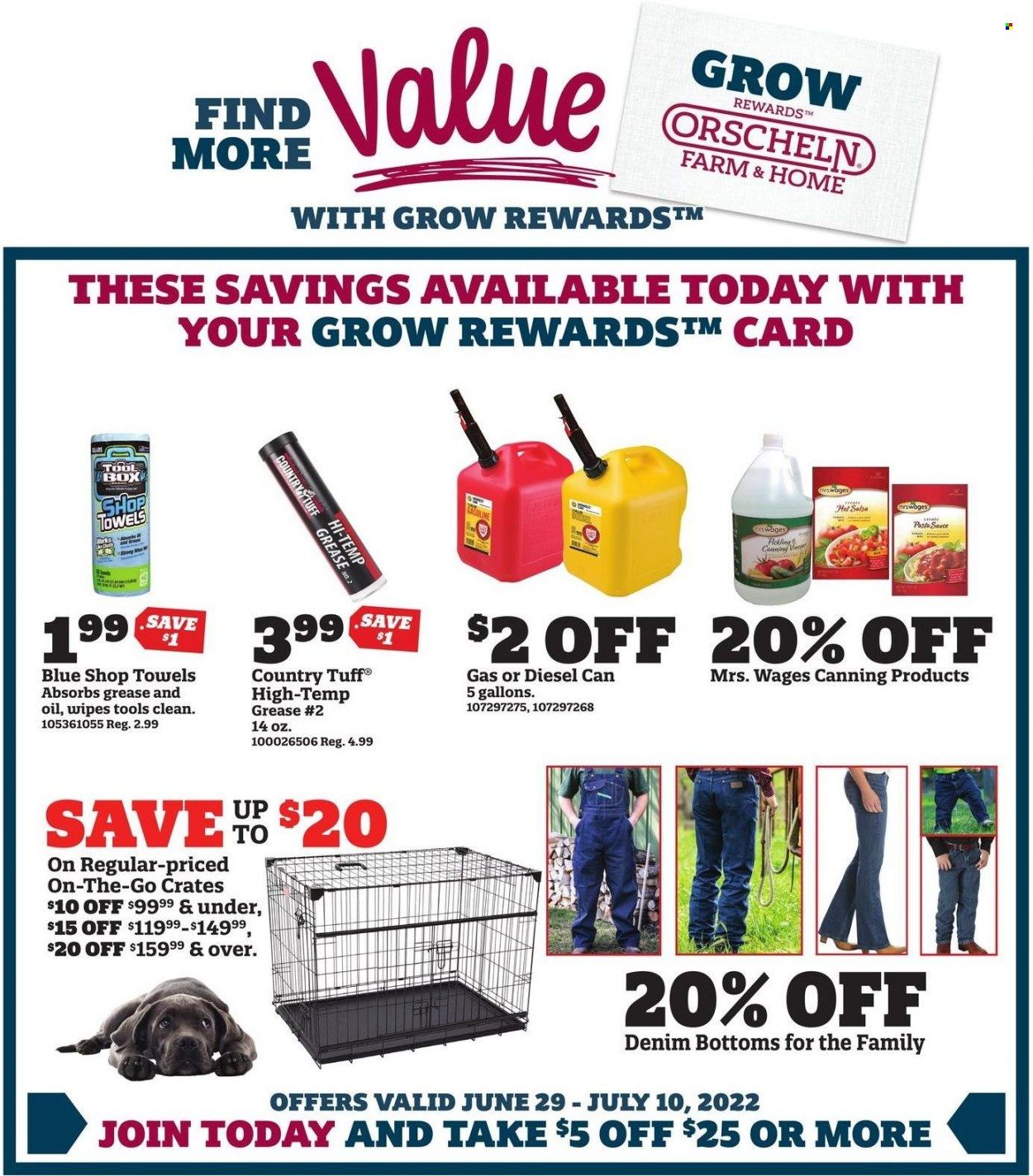 Orscheln Farm and Home (IA, IN, KS, MO, NE, OK) Weekly Ad Flyer June 29 to July 6