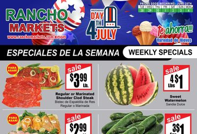 Rancho Markets (UT) Weekly Ad Flyer June 29 to July 6