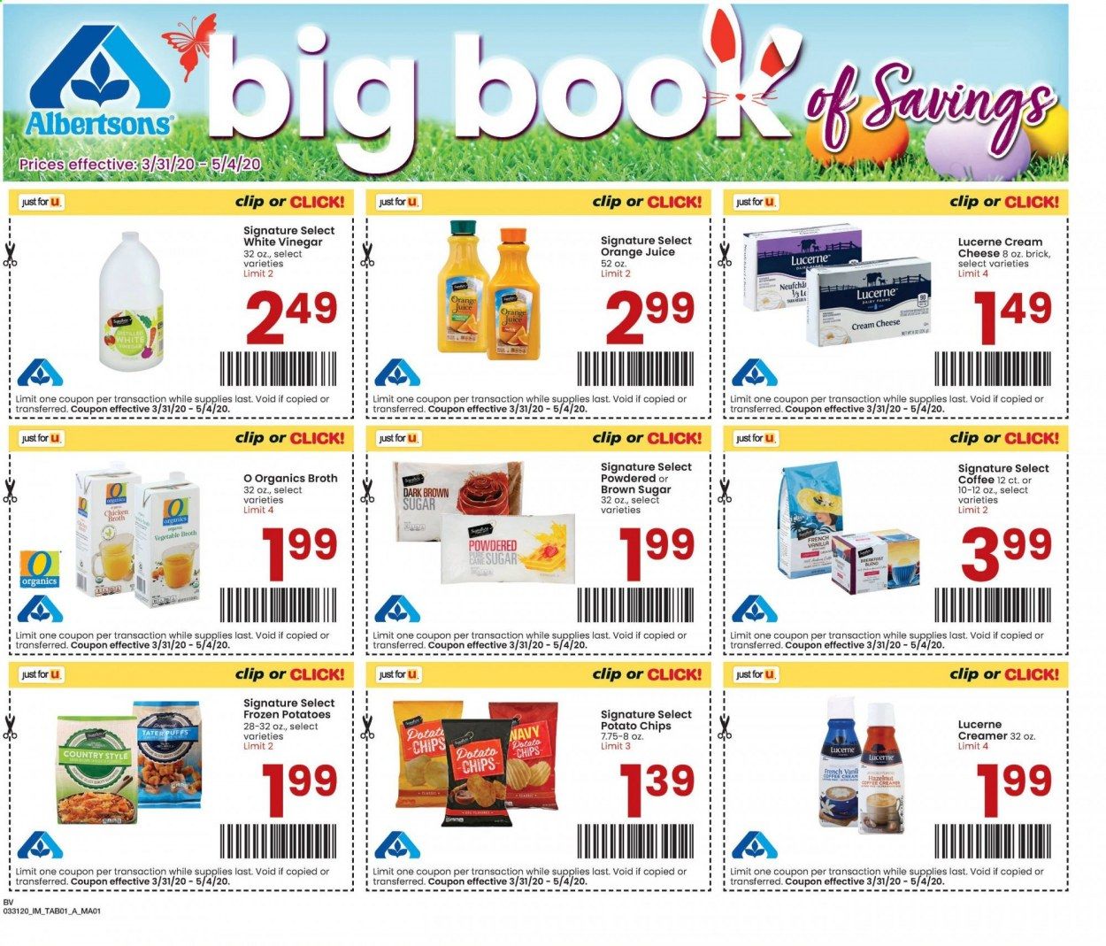 Albertsons Weekly Ad & Flyer March 31 to May 4