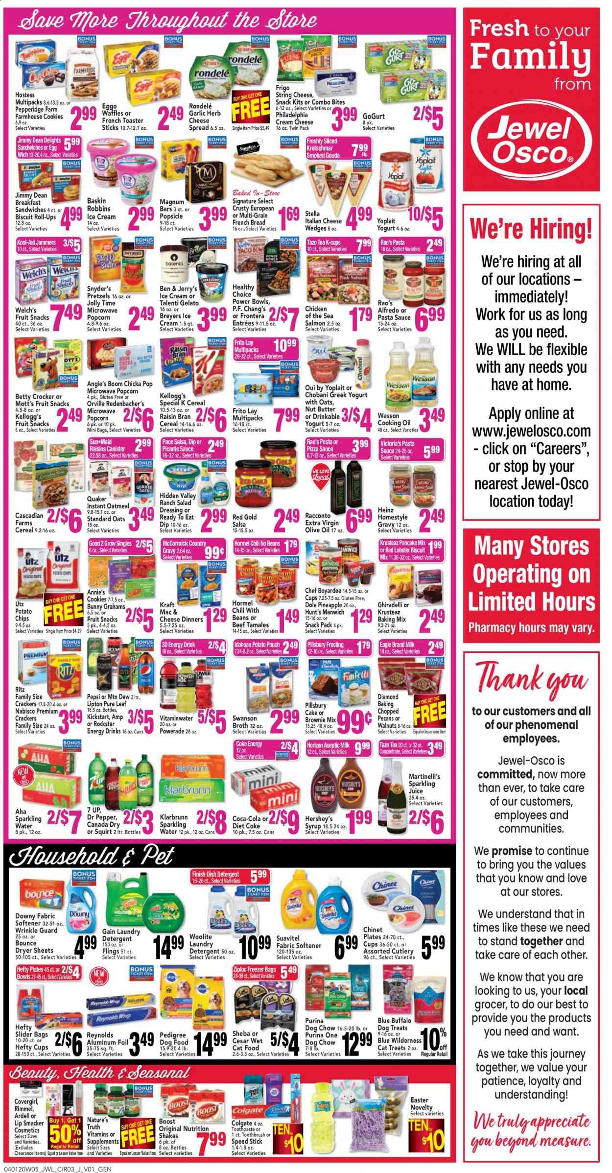 Jewel Osco Weekly Ad & Flyer April 1 to 7