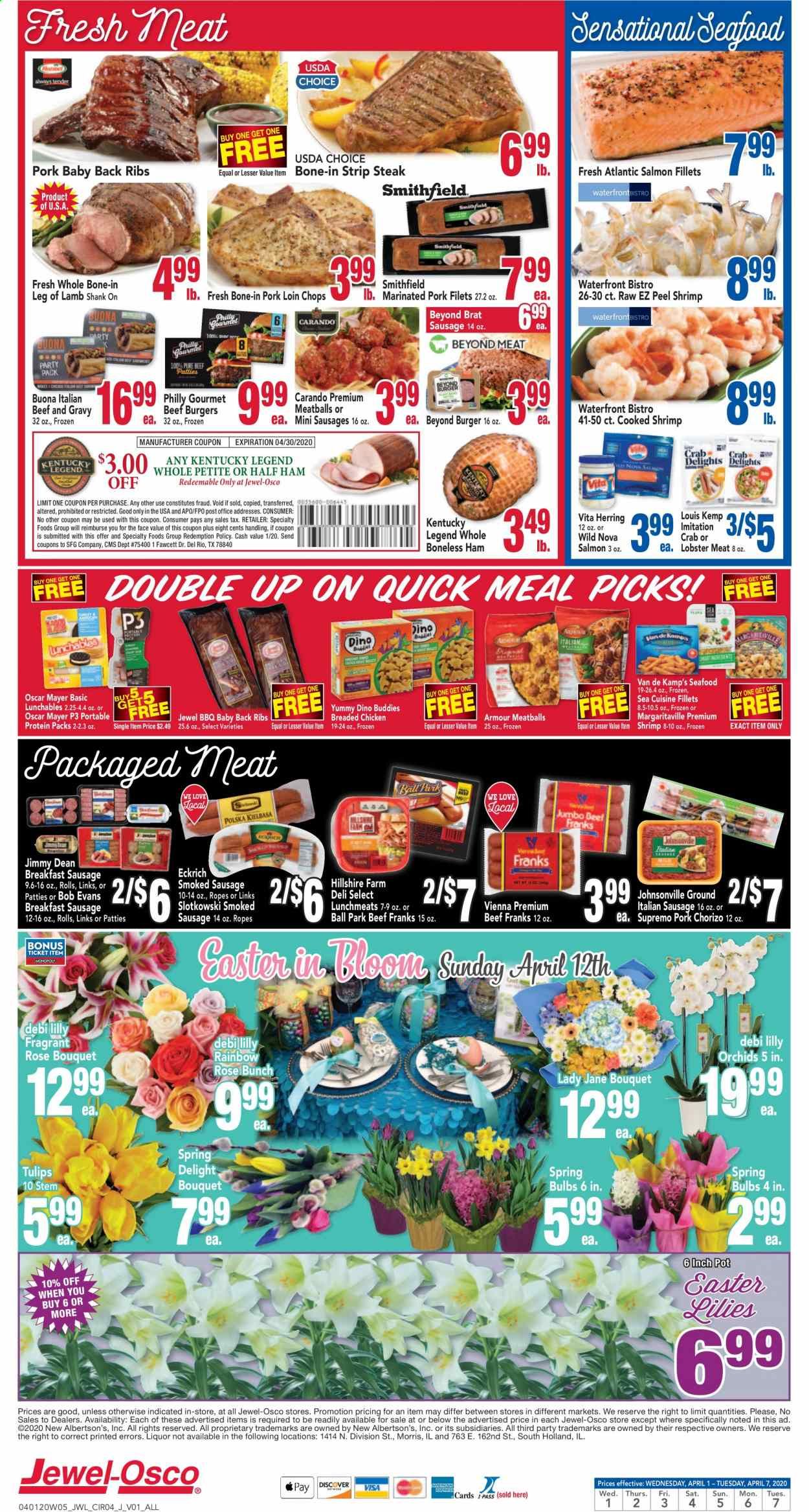 Jewel Osco Weekly Ad & Flyer April 1 to 7