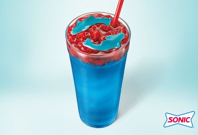 Sonic Drive-in Premiers the New Shark Week Slush for a Short Time Only