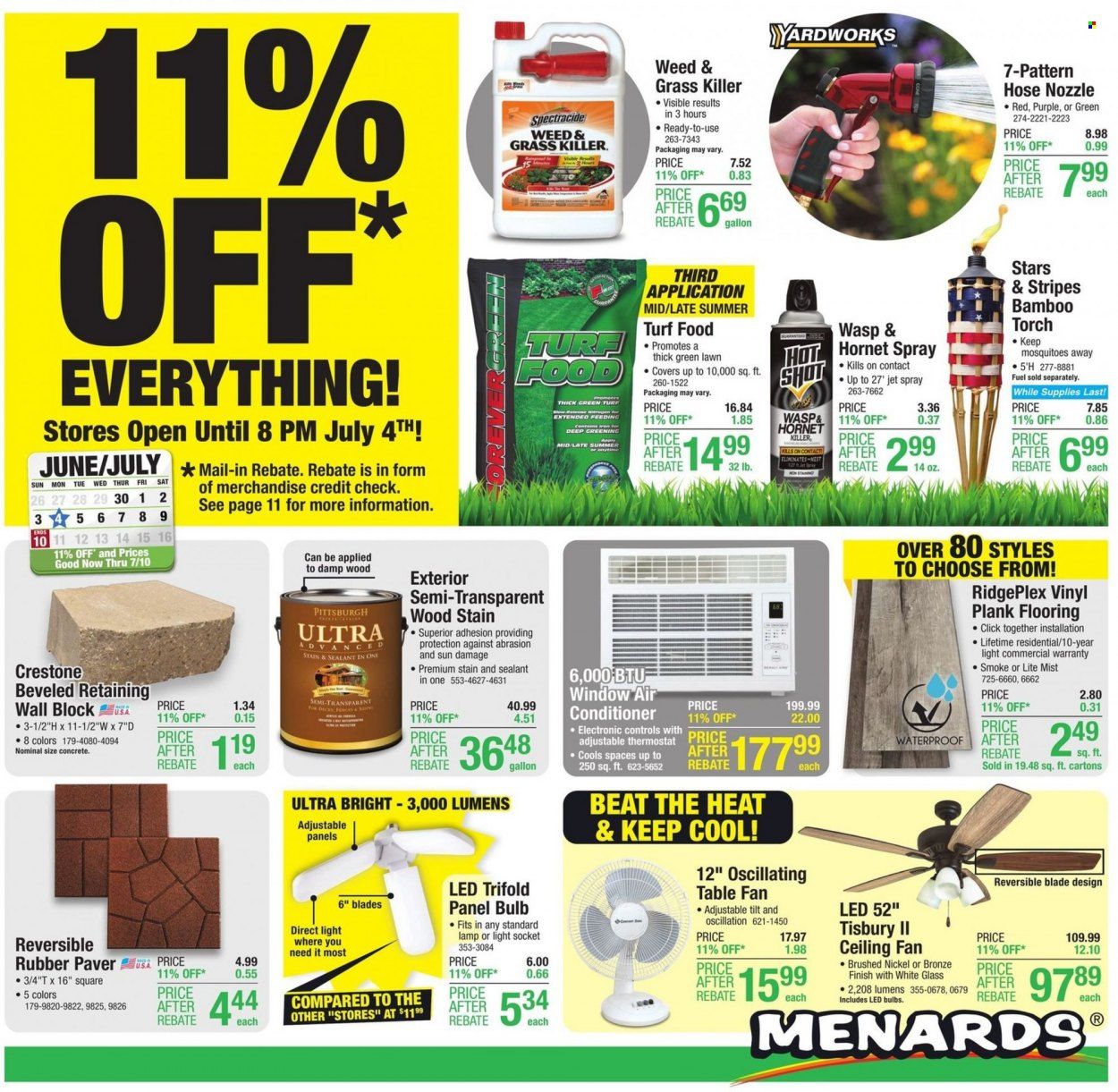 Menards Weekly Ad Flyer June 30 to July 7