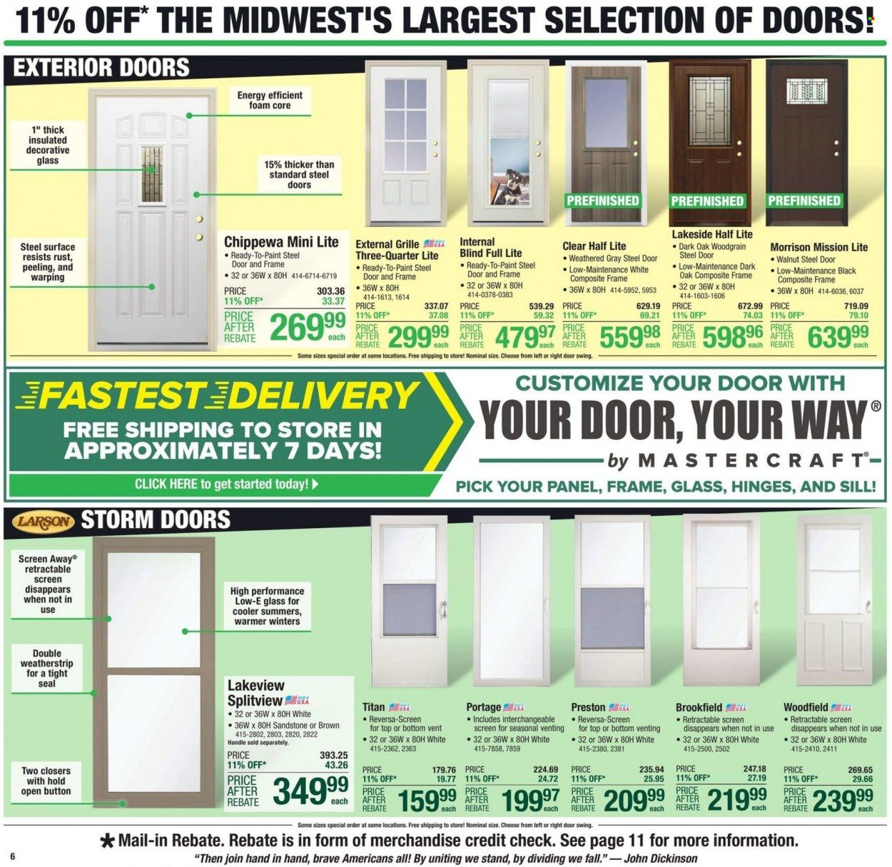 Menards Weekly Ad Flyer June 30 to July 7