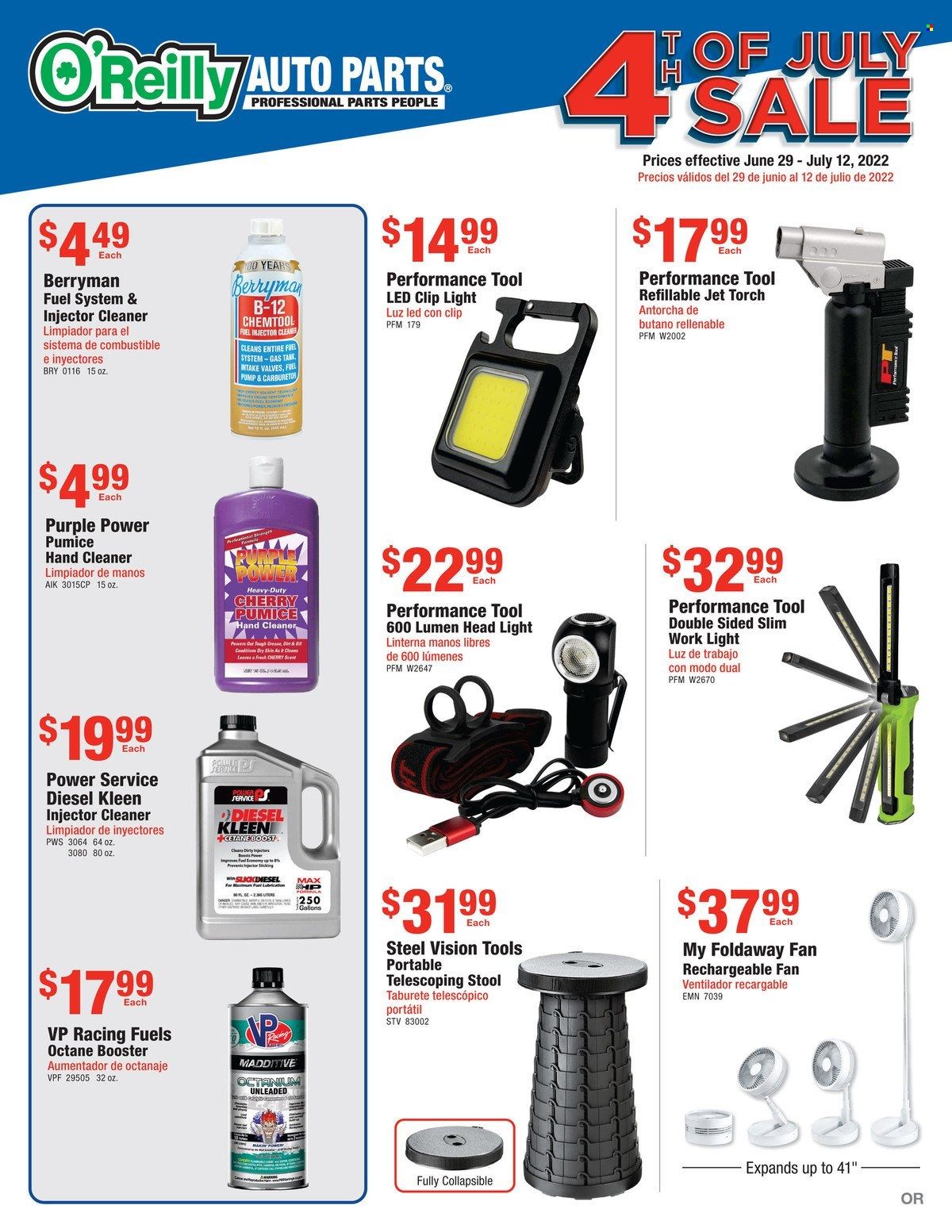 O'Reilly Auto Parts Weekly Ad Flyer June 30 to July 7