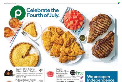 Publix (AL, FL, GA, NC, SC, TN) Weekly Ad Flyer June 30 to July 7