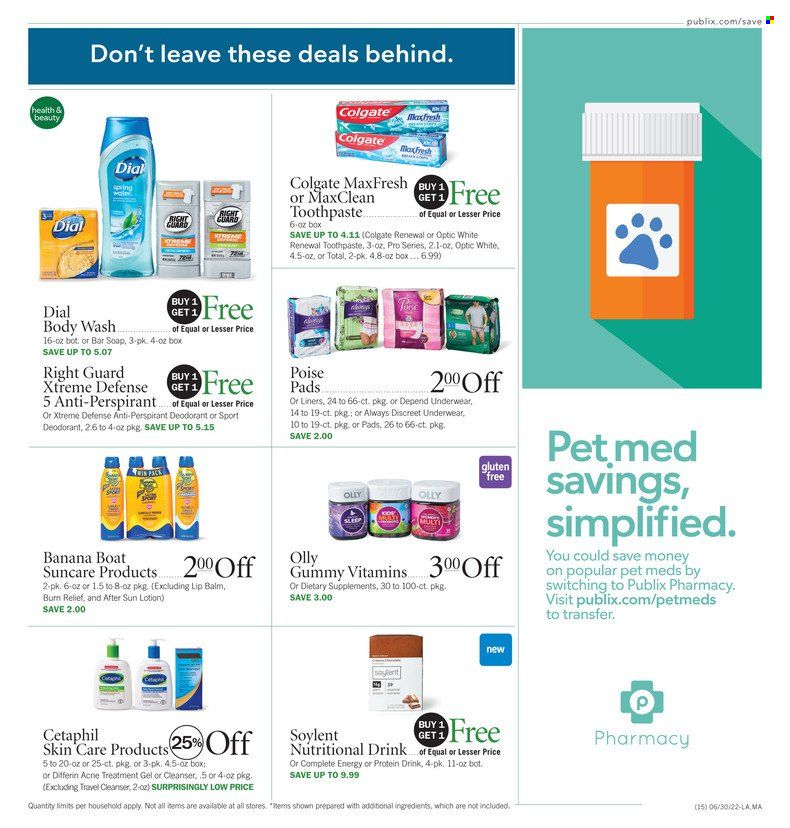 Publix (AL, FL, GA, NC, SC, TN) Weekly Ad Flyer June 30 to July 7