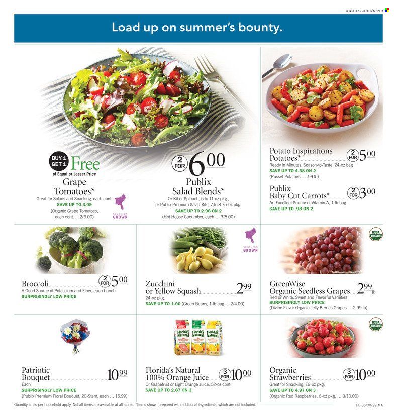 Publix (AL, FL, GA, NC, SC, TN) Weekly Ad Flyer June 30 to July 7