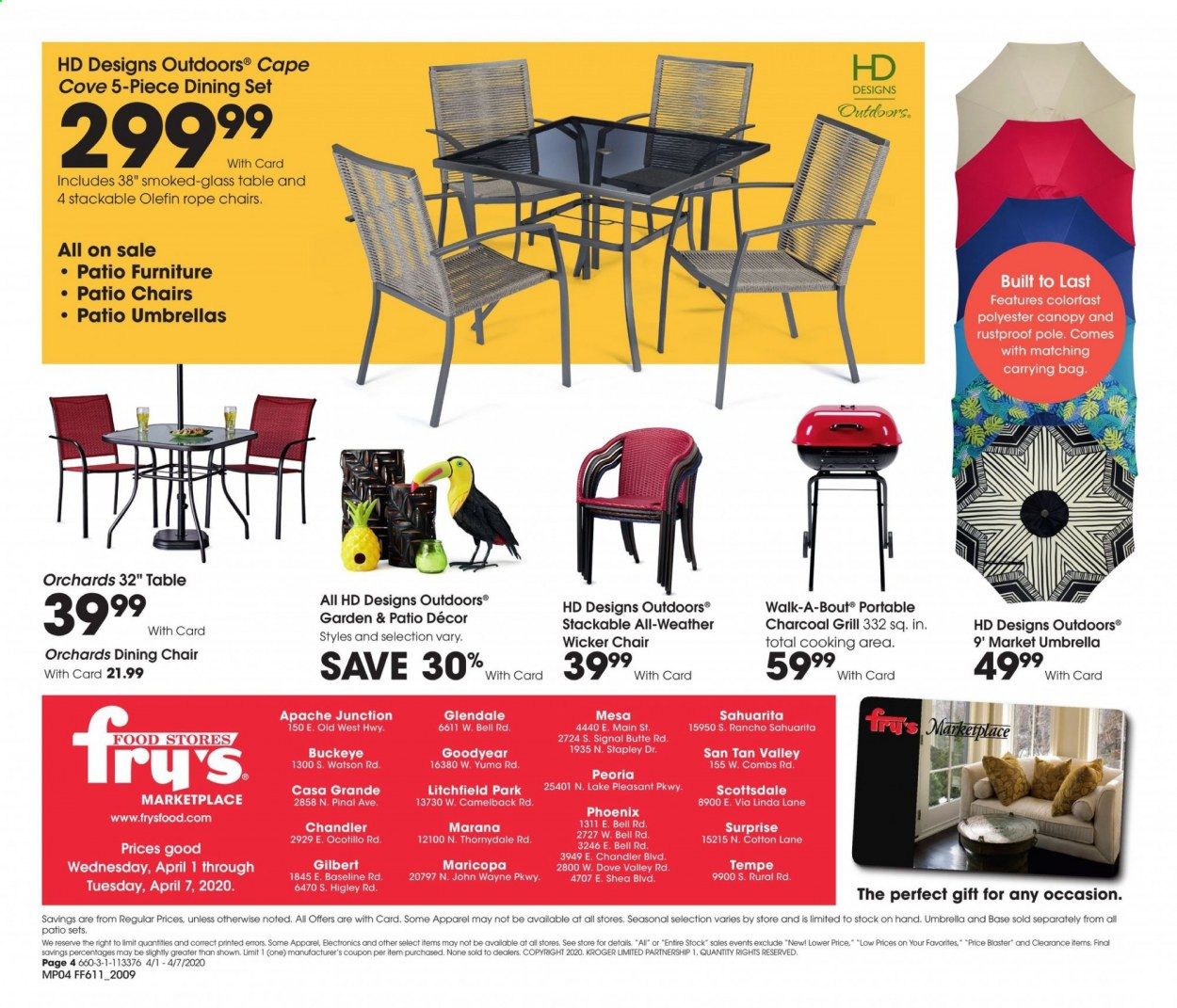 Fry’s Weekly Ad & Flyer April 1 to 7