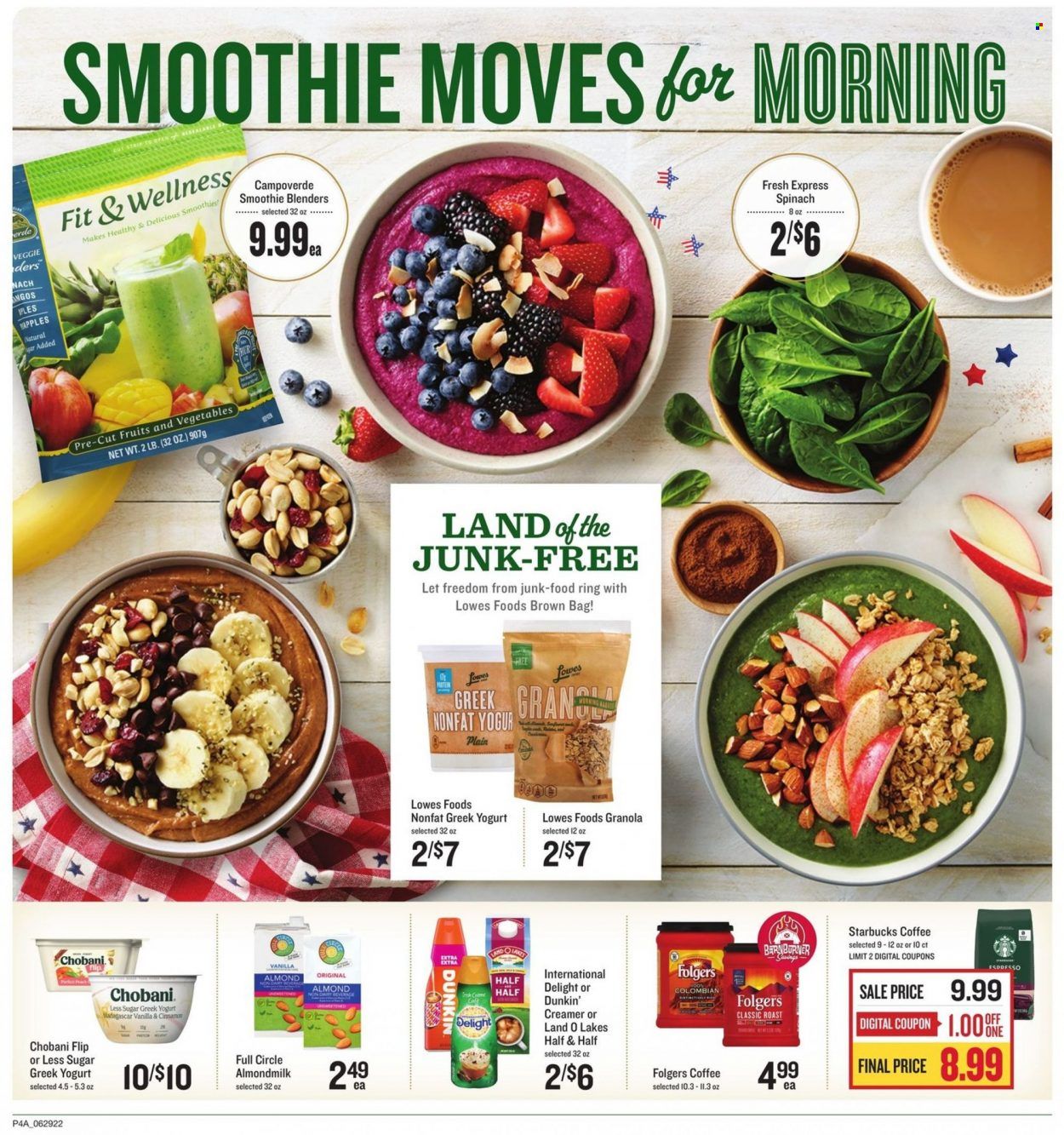 Lowes Foods (NC, SC) Weekly Ad Flyer June 30 to July 7