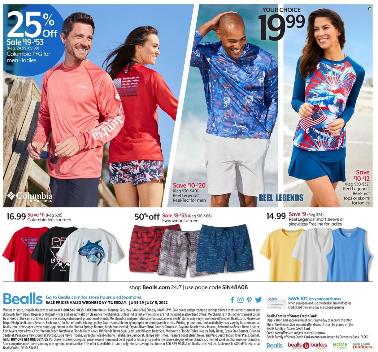 Bealls Florida (FL) Weekly Ad Flyer June 30 to July 7