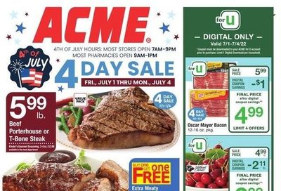 ACME (DE, NJ, NY, PA) Weekly Ad Flyer June 30 to July 7