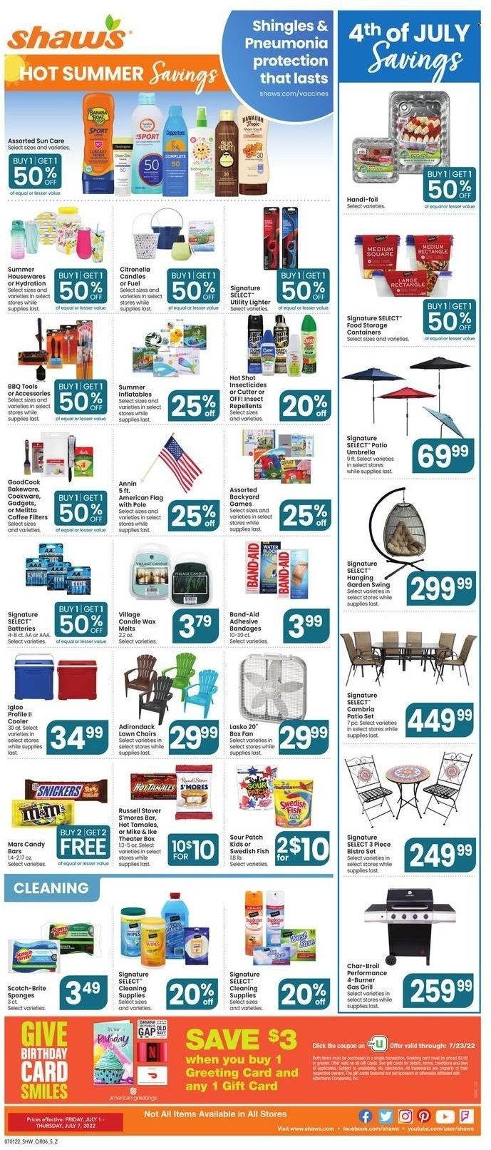 Shaw’s (MA, ME, NH, RI, VT) Weekly Ad Flyer June 30 to July 7