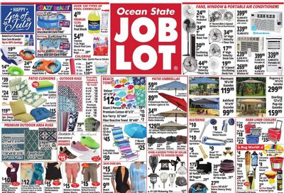 Ocean State Job Lot (CT, MA, ME, NH, NJ, NY, RI) Weekly Ad Flyer June 30 to July 7